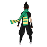 Kids Children Princess Peach: Showtime! 2024 Ninja Peach Black Outfits Cosplay Costume Halloween Carnival Suit